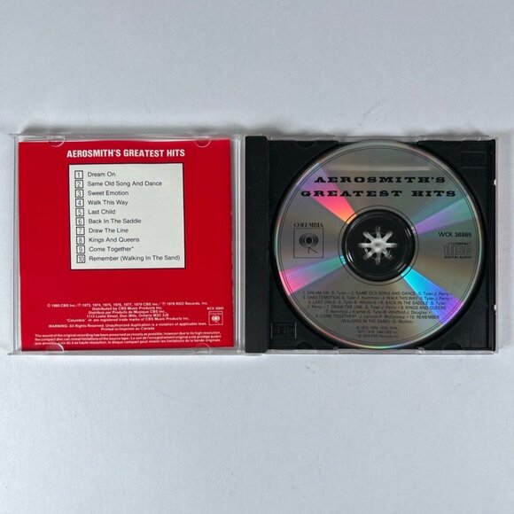 Aerosmith Permanent Vacation Greatest Hits CD Set - Picture 4 of 13